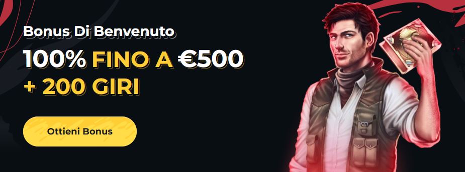 Claim bonus benvenuto e inizia a giocare